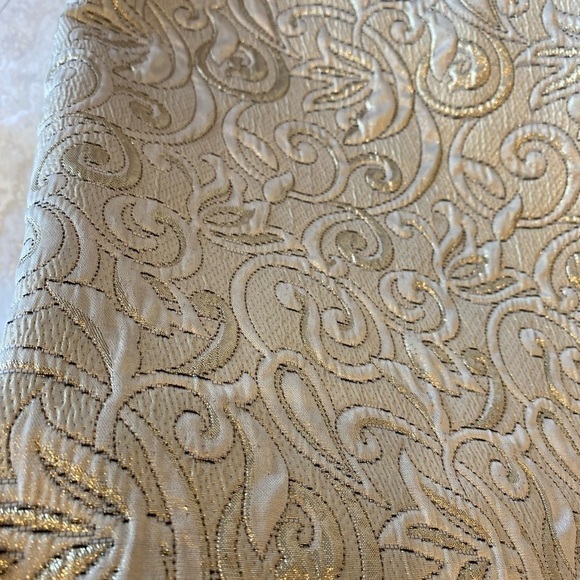 Custom Made Vintage Brocade High Waist Pencil Skirt - 4 - Picture 5 of 5